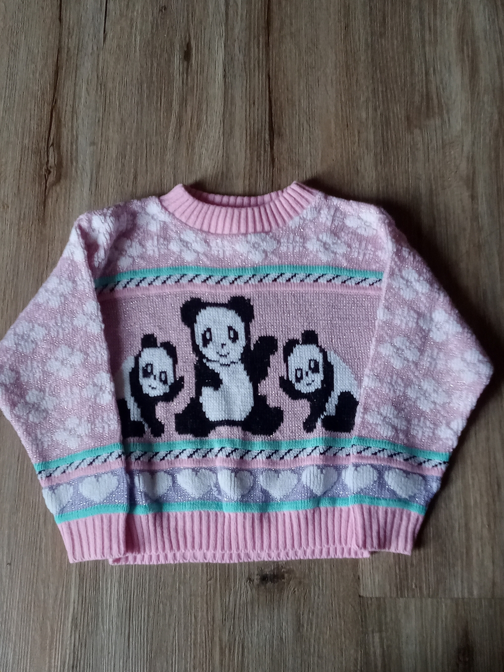 Vintage Adele Knitwear Girls Sweater Fairy Kei 1980’s size 6